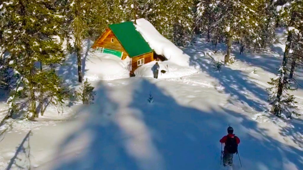 Unsere Ski-Hütte in Sibirien